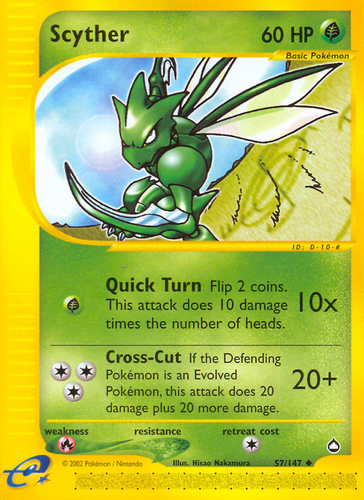 Scyther 57, Aquapolis