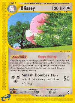 Blissey Pokémon TCG card art