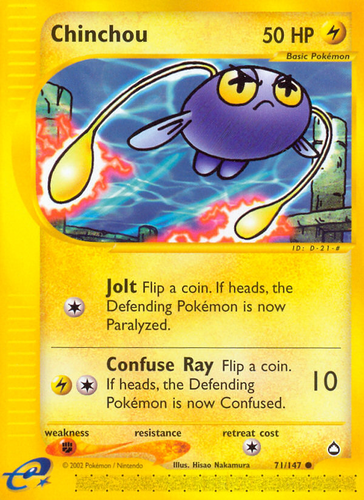 Chinchou Aquapolis card
