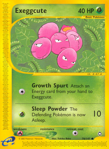 Exeggcute 76, Aquapolis