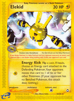Elekid Pokémon TCG card art