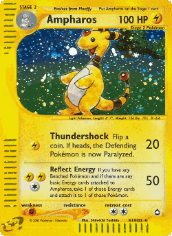 Ampharos Pokémon TCG card art