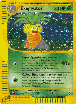 Exeggutor Pokémon TCG card art