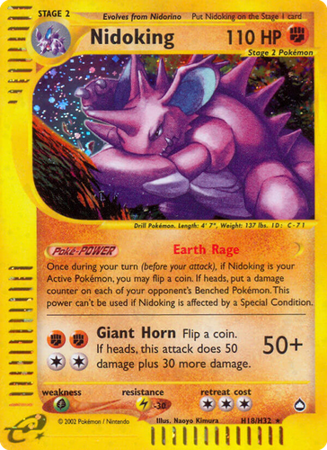 Nidoking 18, Aquapolis