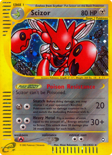 Scizor 21, Aquapolis