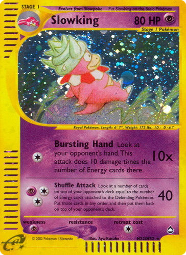 Slowking 22, Aquapolis