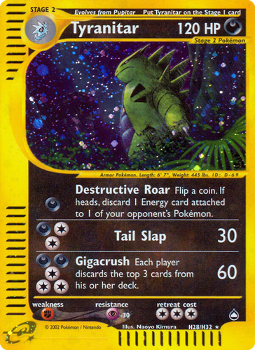 Tyranitar 28, Aquapolis