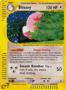 Blissey Pokémon TCG card art