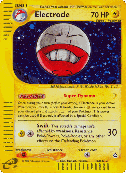 Electrode Pokémon TCG card art