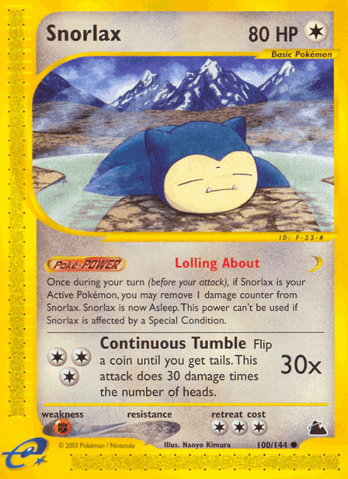Snorlax 100, Skyridge