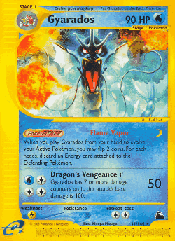 Gyarados Pokémon TCG card art