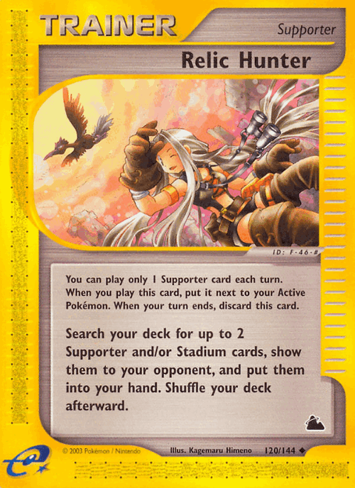 Relic Hunter #120 from Skyridge - Uncommon - Illustrated by Kagemaru Himeno