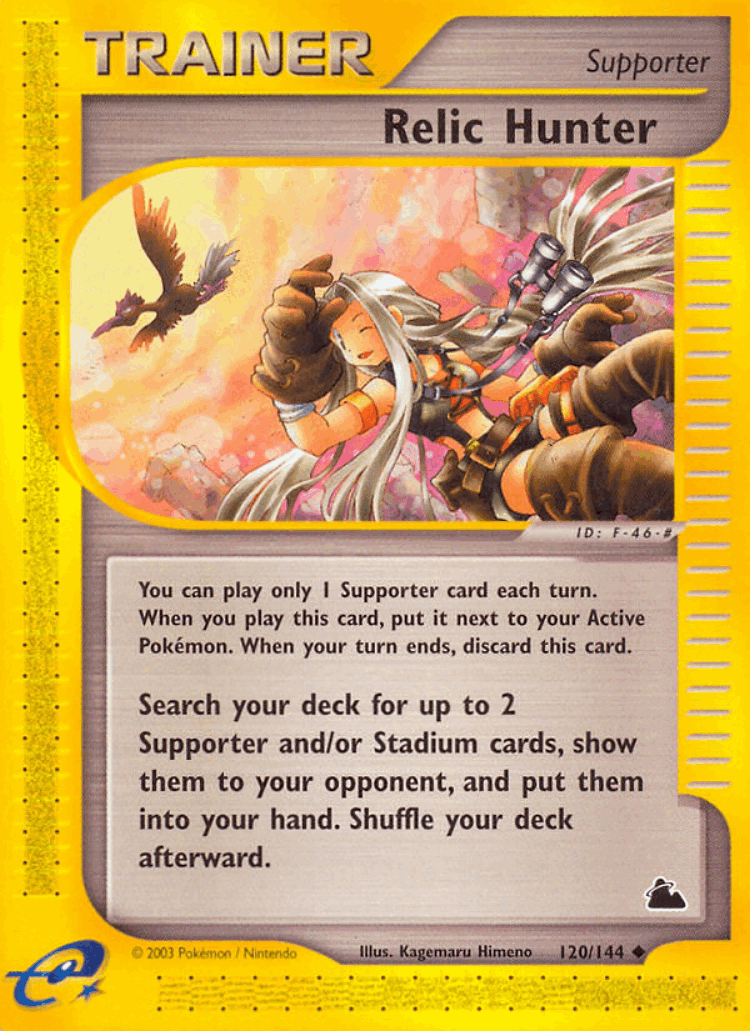 Relic Hunter #120 from Skyridge - Uncommon - Illustrated by Kagemaru Himeno