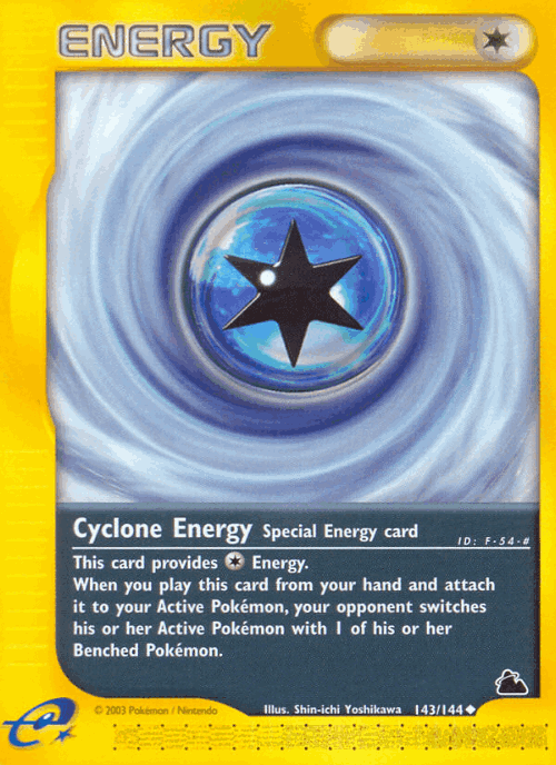 Cyclone Energy Pokémon TCG card art