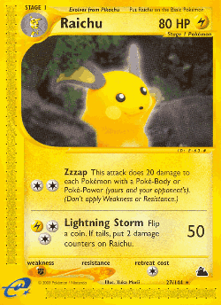 Raichu 27, Skyridge