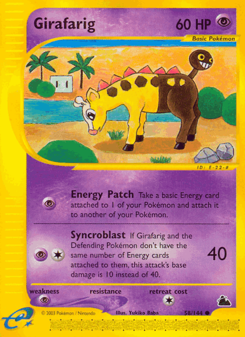 Girafarig 58, Skyridge