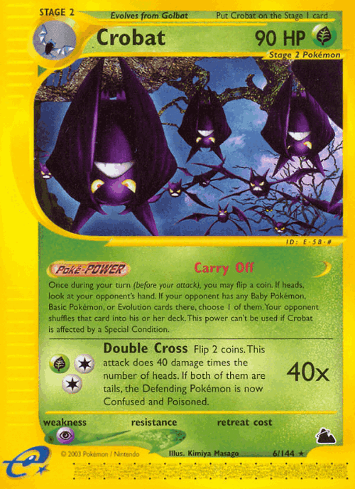 Crobat Pokémon TCG card art