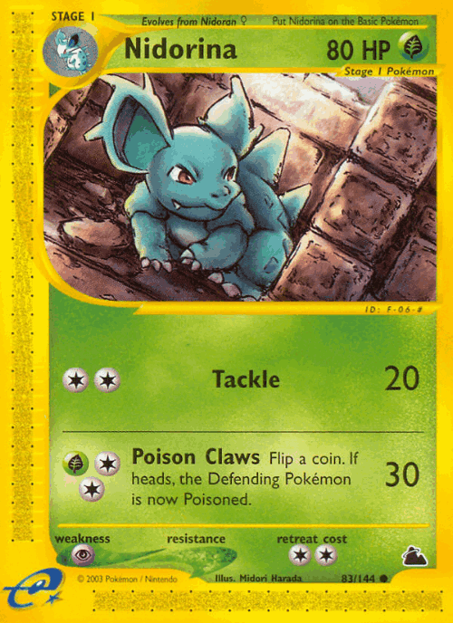 Nidorina 83, Skyridge
