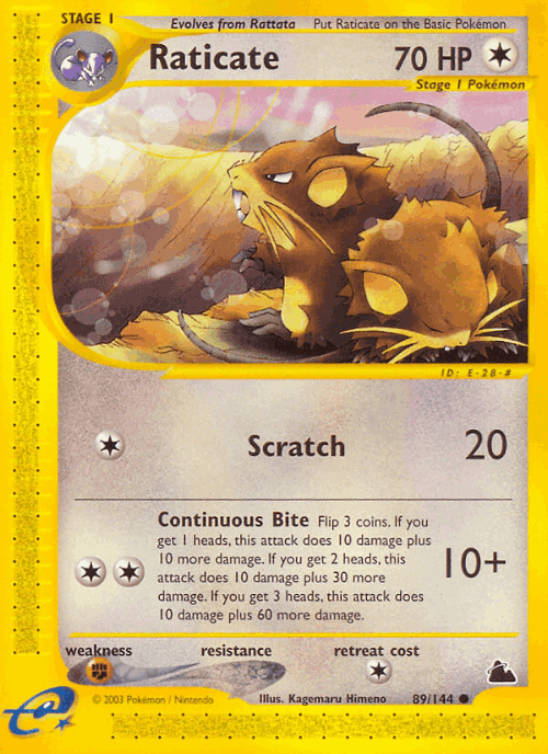 Raticate 89, Skyridge