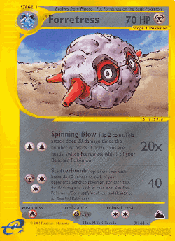 Forretress Pokémon TCG card art