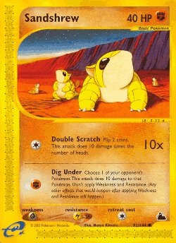 Sandshrew 92, Skyridge