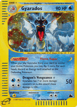Gyarados Pokémon TCG card art