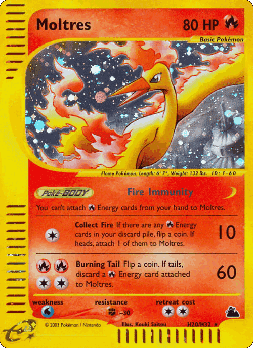 Moltres 20, Skyridge
