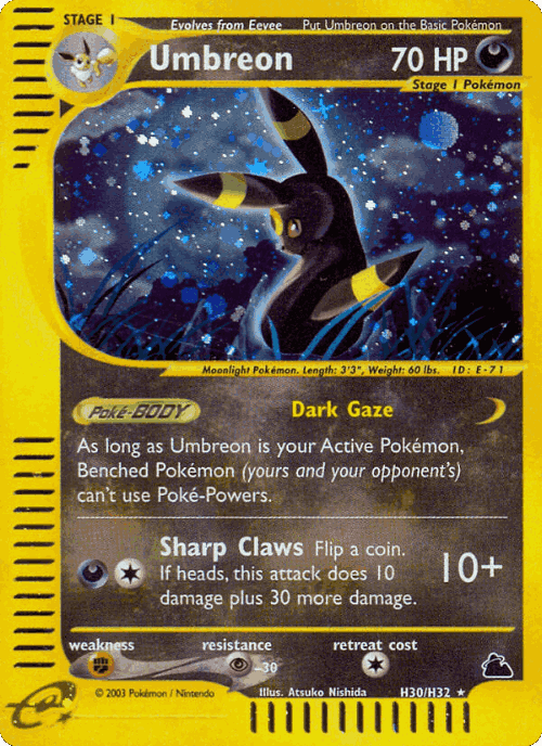 Umbreon 30, Skyridge