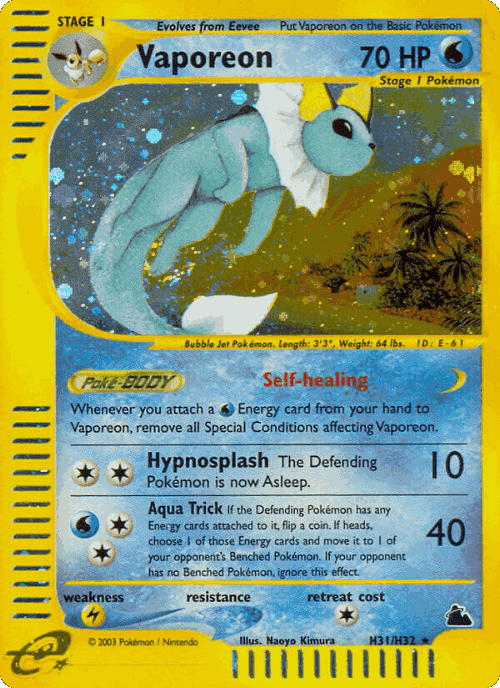 Vaporeon 31, Skyridge