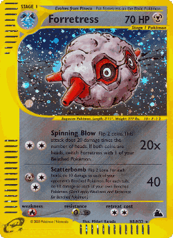 Forretress Pokémon TCG card art