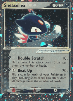 Sneasel ex 103, Ruby & Sapphire