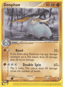 Donphan Pokémon TCG card art