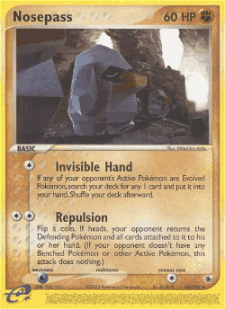 Nosepass Pokémon TCG card art