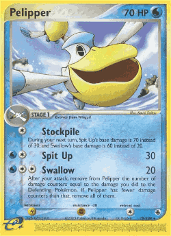 Pelipper Pokémon TCG card art