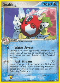 Seaking Pokémon TCG card art