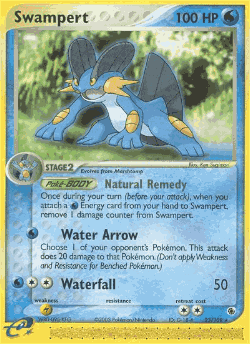 Swampert Pokémon TCG card art