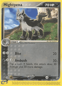 Mightyena 42, Ruby & Sapphire