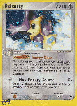 Delcatty Pokémon TCG card art