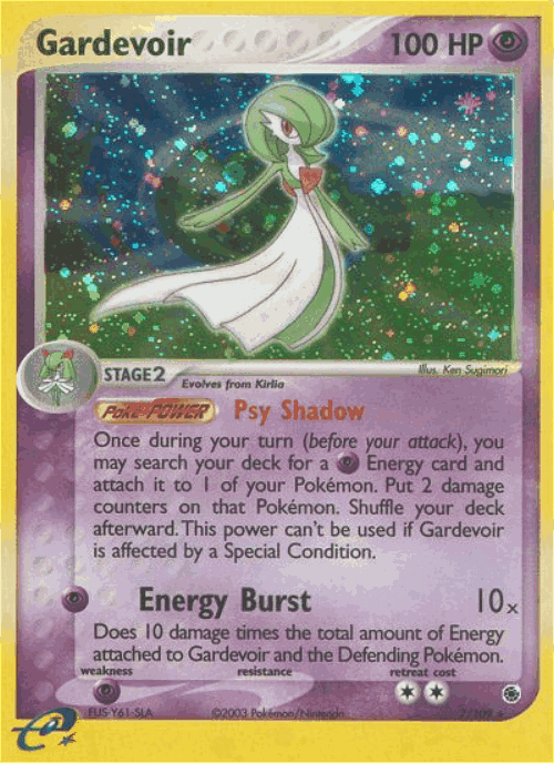 Gardevoir Pokémon TCG card art
