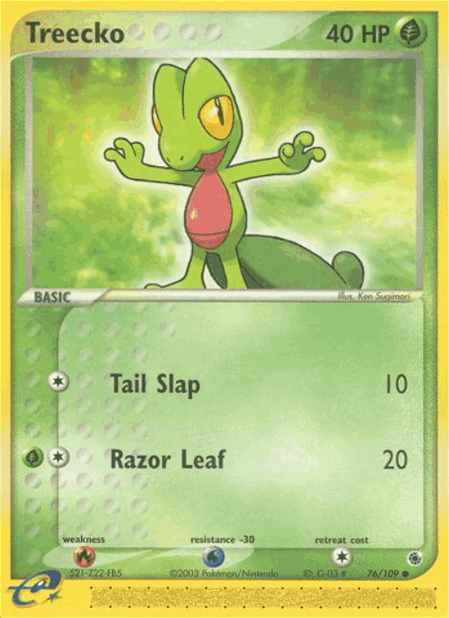 Treecko 76, Ruby & Sapphire