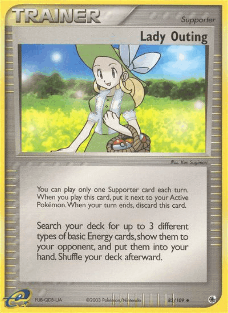Lady Outing #83 from Ruby & Sapphire - Uncommon - Illustrated by Ken Sugimori