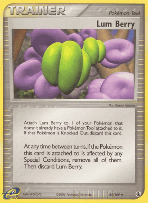 Lum Berry #84 from Ruby & Sapphire - Uncommon - Illustrated by Kazuo Yazawa