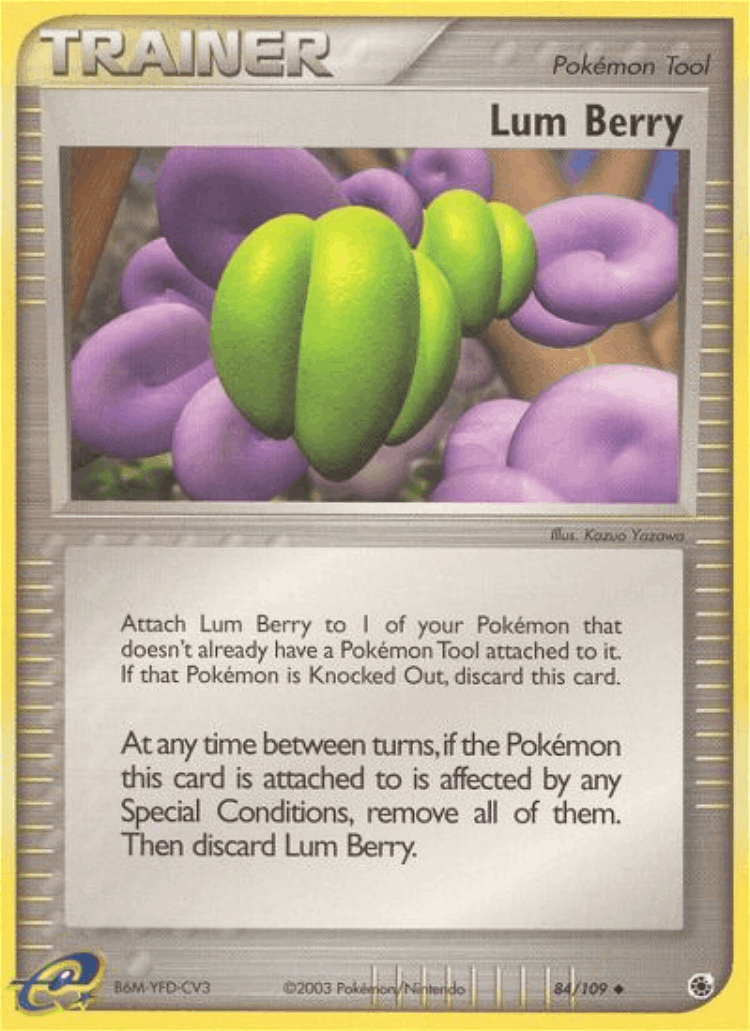 Lum Berry #84 from Ruby & Sapphire - Uncommon - Illustrated by Kazuo Yazawa
