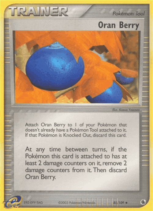 Oran Berry #85 from Ruby & Sapphire - Uncommon - Illustrated by Kazuo Yazawa