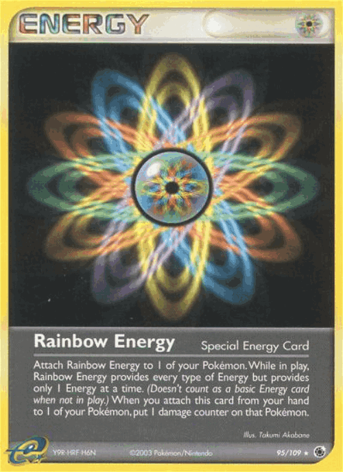Rainbow Energy Pokémon TCG card art