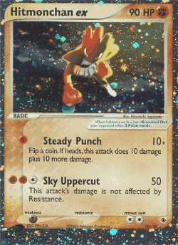 Hitmonchan ex 98, Ruby & Sapphire