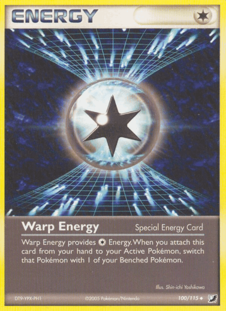 Warp Energy #100 from Unseen Forces - Uncommon - Illustrated by Shin-ichi Yoshikawa