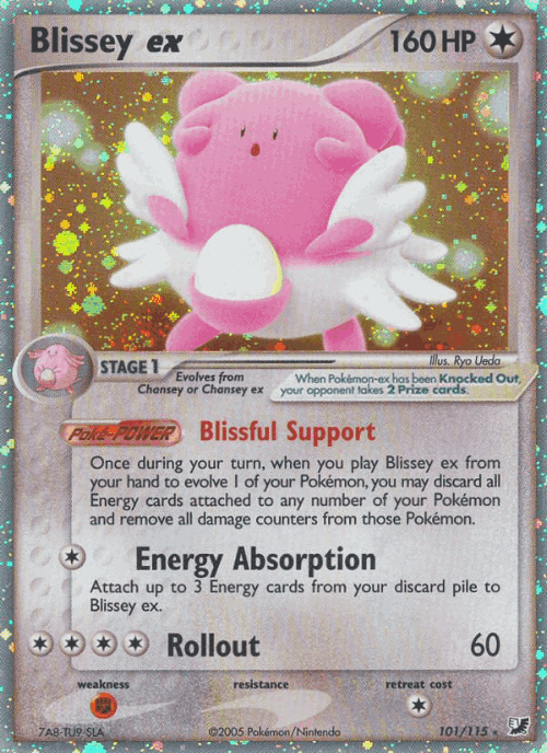 Blissey ex Unseen Forces card