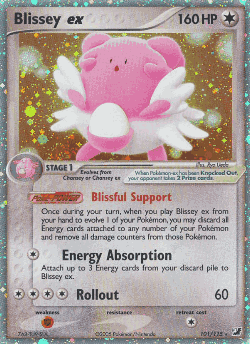 Blissey ex card art