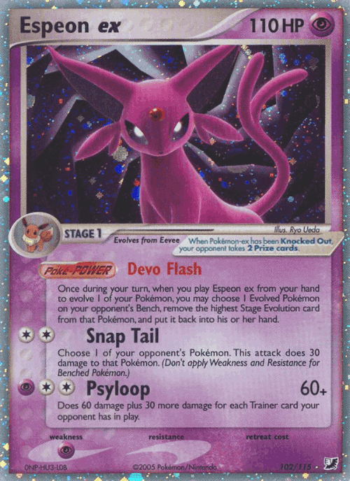 Espeon ex 102, Unseen Forces